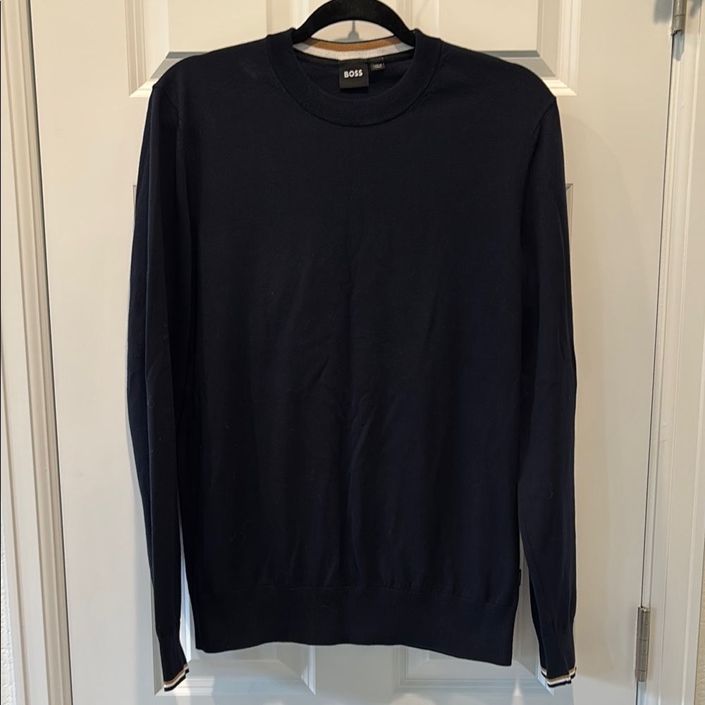 Boss Black Crewneck Sweater Classic Knit